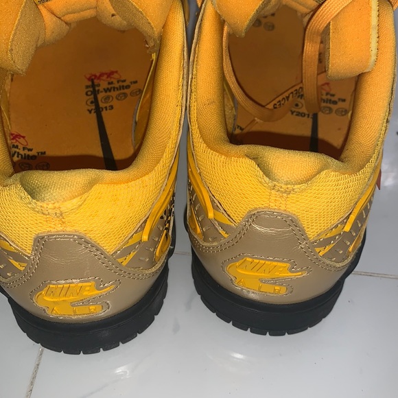 Off-White x Nike Air Rubber Dunk  Nike University Gold Air Rubber Dunk Off White